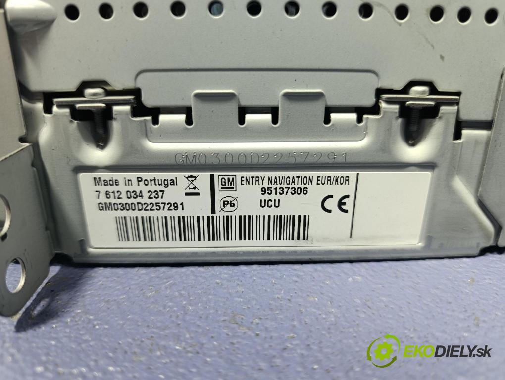 Opel Insignia 2013 Radio I Navigácia: 95137306