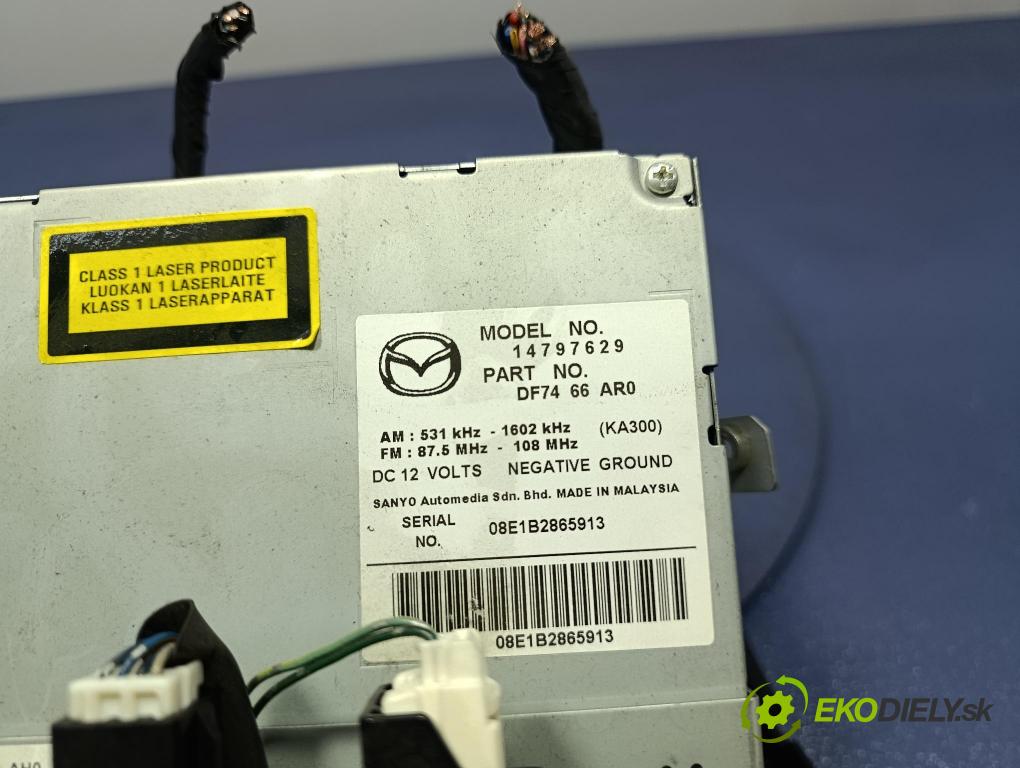 Mazda 2 2008 Radio I Navigácia: 14797629