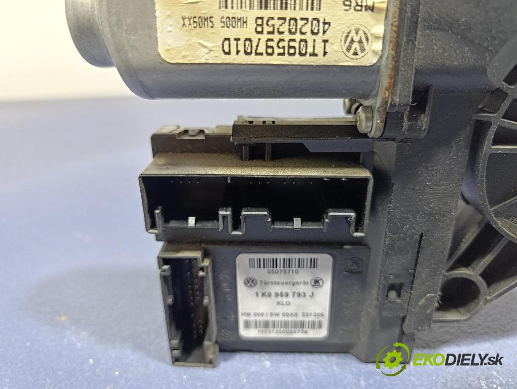 Skoda Octavia 2007 mechanizmus okna Okná: Predné Vľavo: 1T0959701D