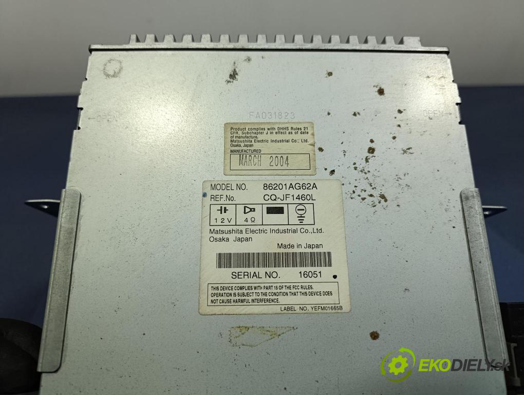 Subaru Legacy 2005 Radio I Navigácia: 86201AG62A