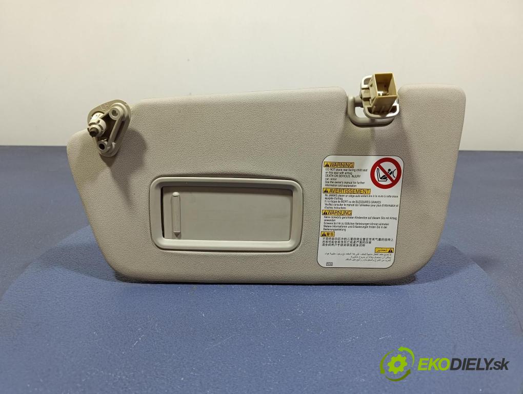 Subaru Impreza 2008 kryt slnečná clona