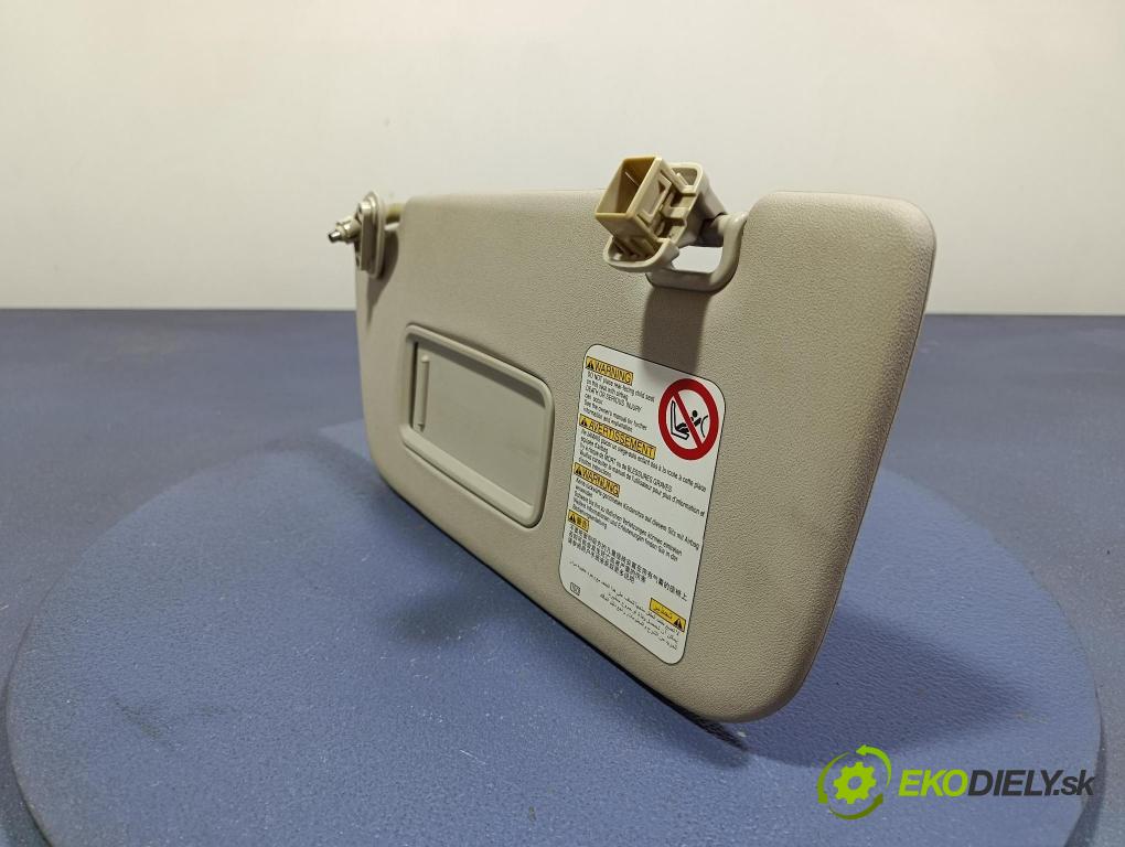 Subaru Impreza 2008 kryt slnečná clona