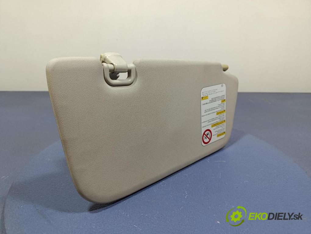 Subaru Impreza 2008 kryt slnečná clona