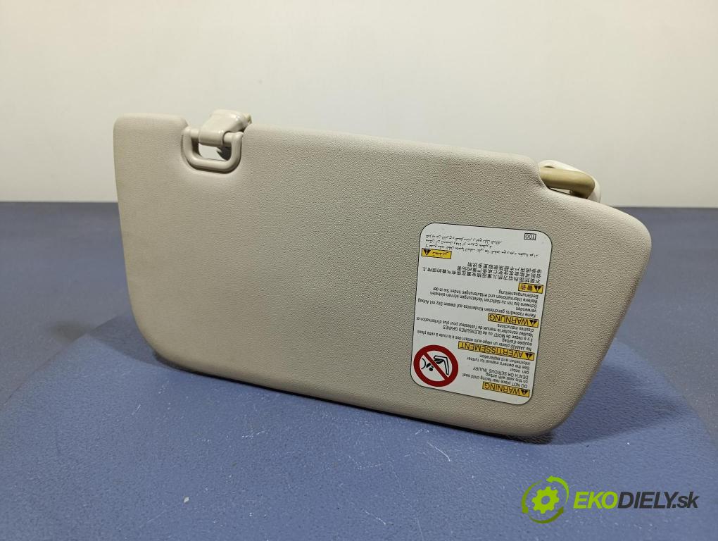 Subaru Impreza 2008 kryt slnečná clona