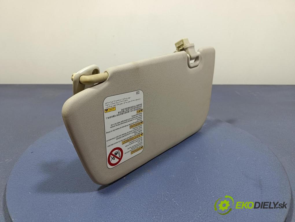 Subaru Impreza 2008 kryt slnečná clona