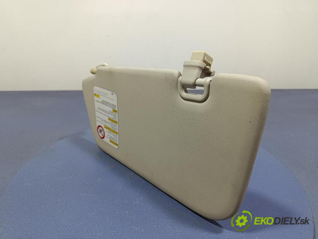Subaru Impreza 2008 kryt slnečná clona