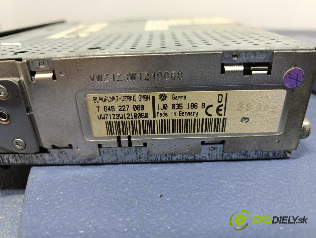 Vw Golf 1999 Radio I Navigace: 1J0035186B