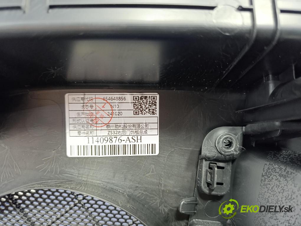 Mg Zs 2024 Tapacír: dveře Zad: Práva: 11409876