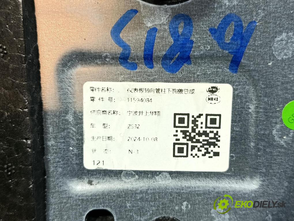 Mg Zs 2024 kryt Plast: Interiéry: 11406948