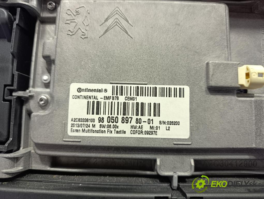 Citroen C4 picasso 2013 Radio I Navigace: 9805089780