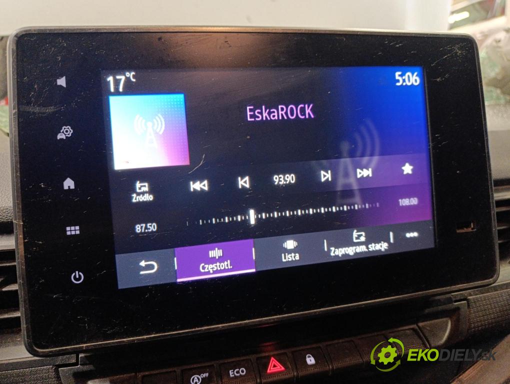 Renault Kangoo 2024 Radio I Navigácia: 259157224R