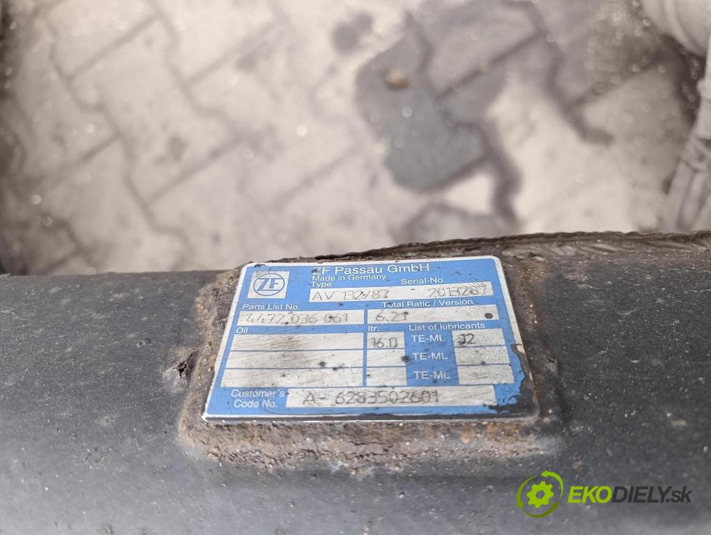 Mercedes Citaro 2010 diferenciál Tylny A6283502601