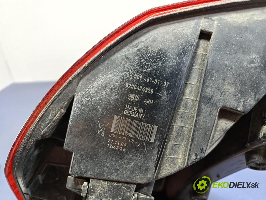 Renault Scenic 2007 světlo Zad: levá Mimo: 8200474328
