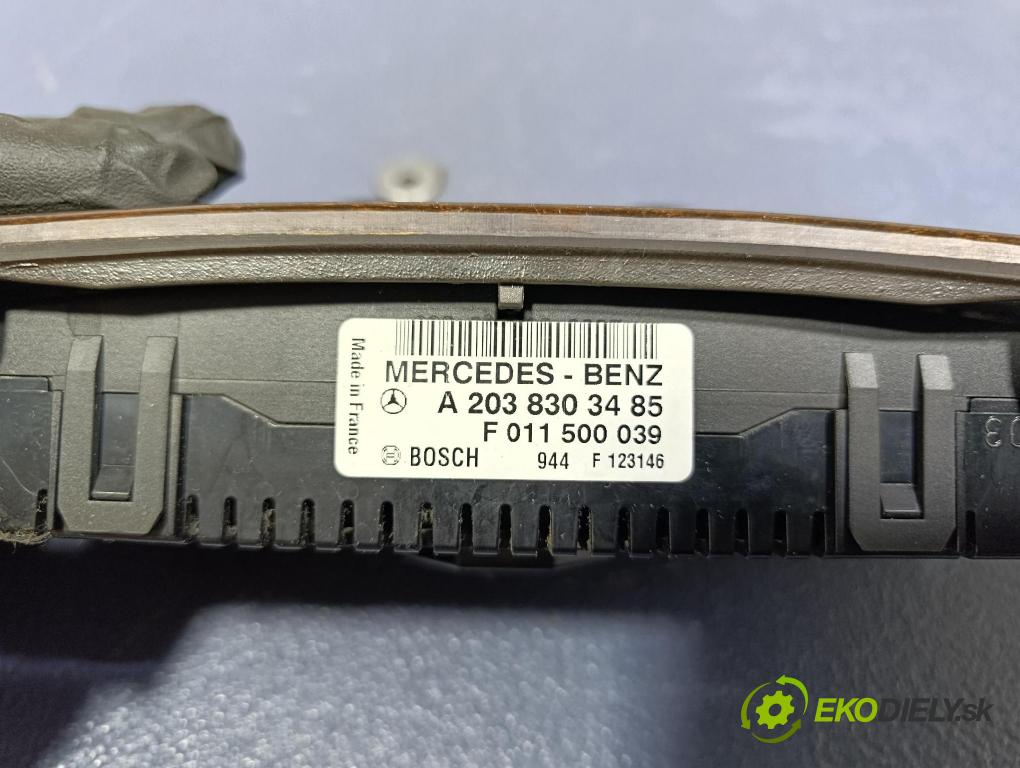 Mercedes C-klasa 2005 Přepínač Klimatizace: Proud vzduchu A2038303485