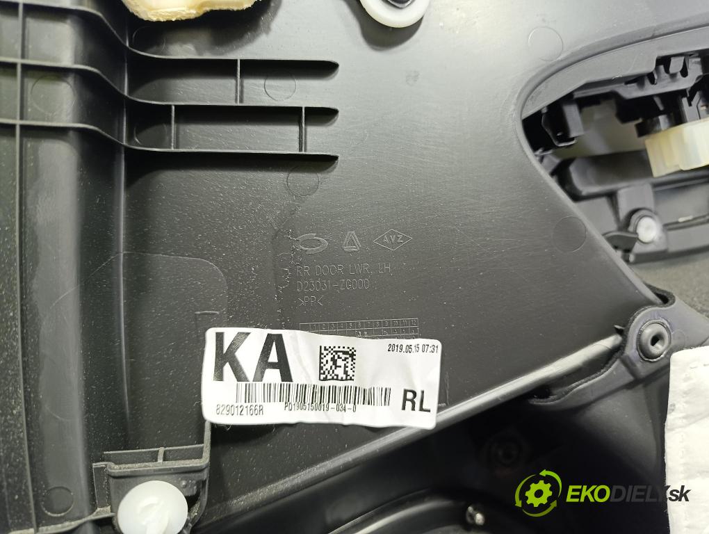 Renault Koleos 2019 Čalounictví: dvere zad ľavá 829012166R