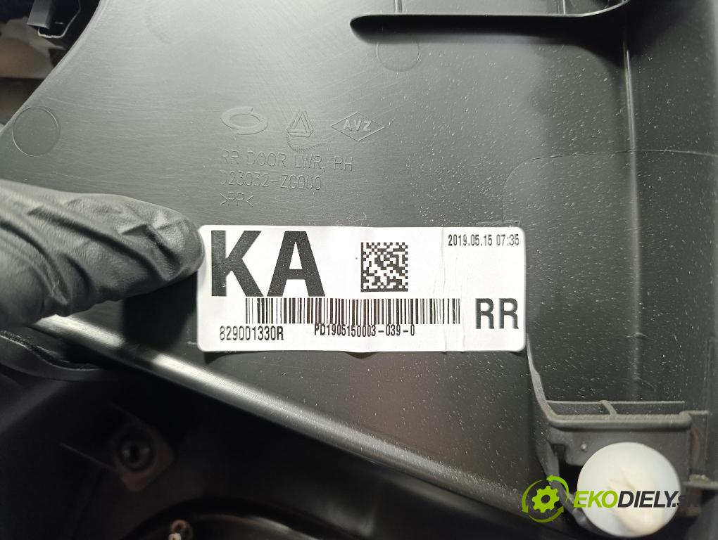 Renault Koleos 2019 Čalounictví: dvere zad Prava: 829001330R