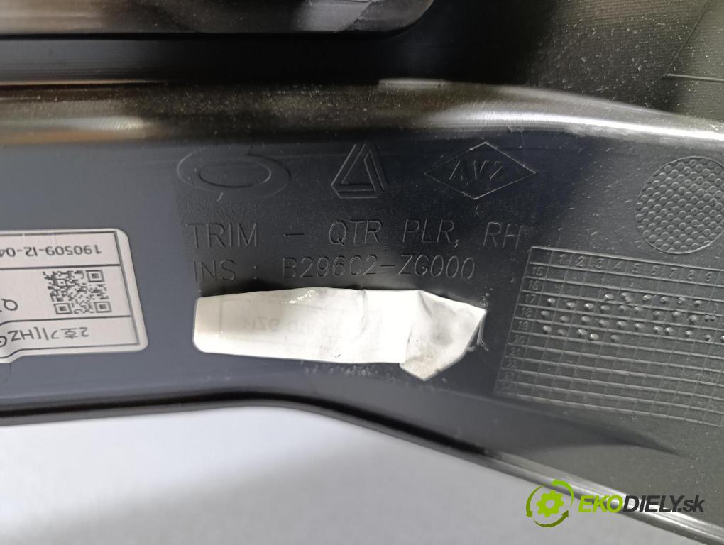 Renault Koleos 2019 kryt Plast: Interiéry: B29602-ZG000