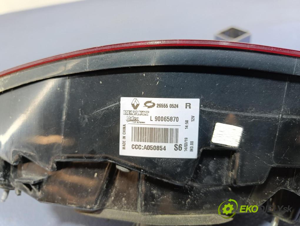 Renault Koleos 2019 svetlo / reflektor zad ľavá Vnútri: 265550524R