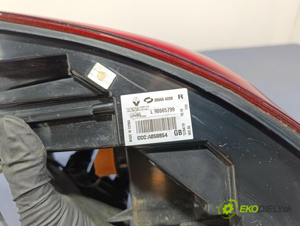 Renault Koleos 2019 svetlo / reflektor zad ľavá Vonkajsia: 265554226R