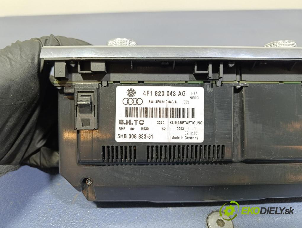 Audi A6 2006 prepínač Klimatizácia: Prúd vzduchu: 4F1820043AG