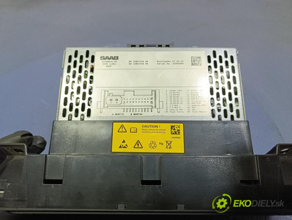 Saab 9-3 2004 Radio I Navigácia: 12799615
