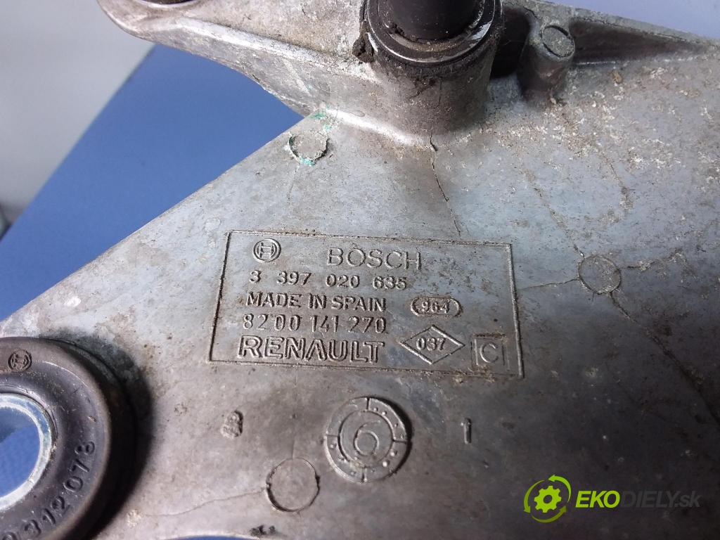 Renault Modus 2007 mechanismus motorek Stěrače: před 8200141270