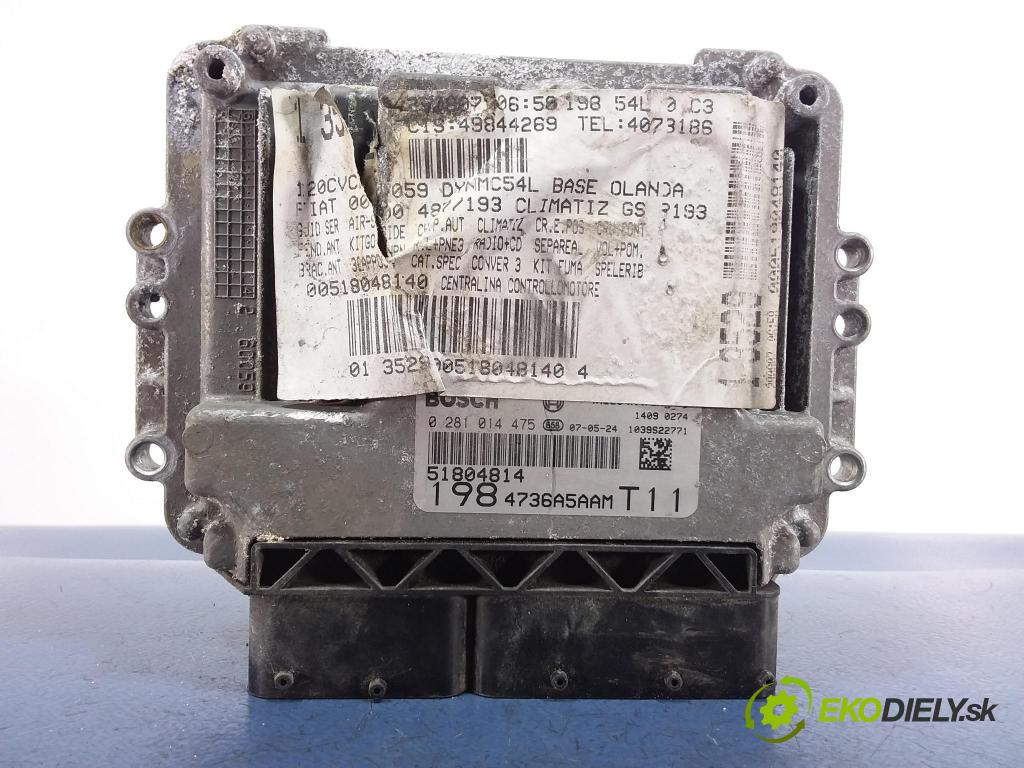 Fiat Bravo 2007 řídící jednotka Motor: 51804814