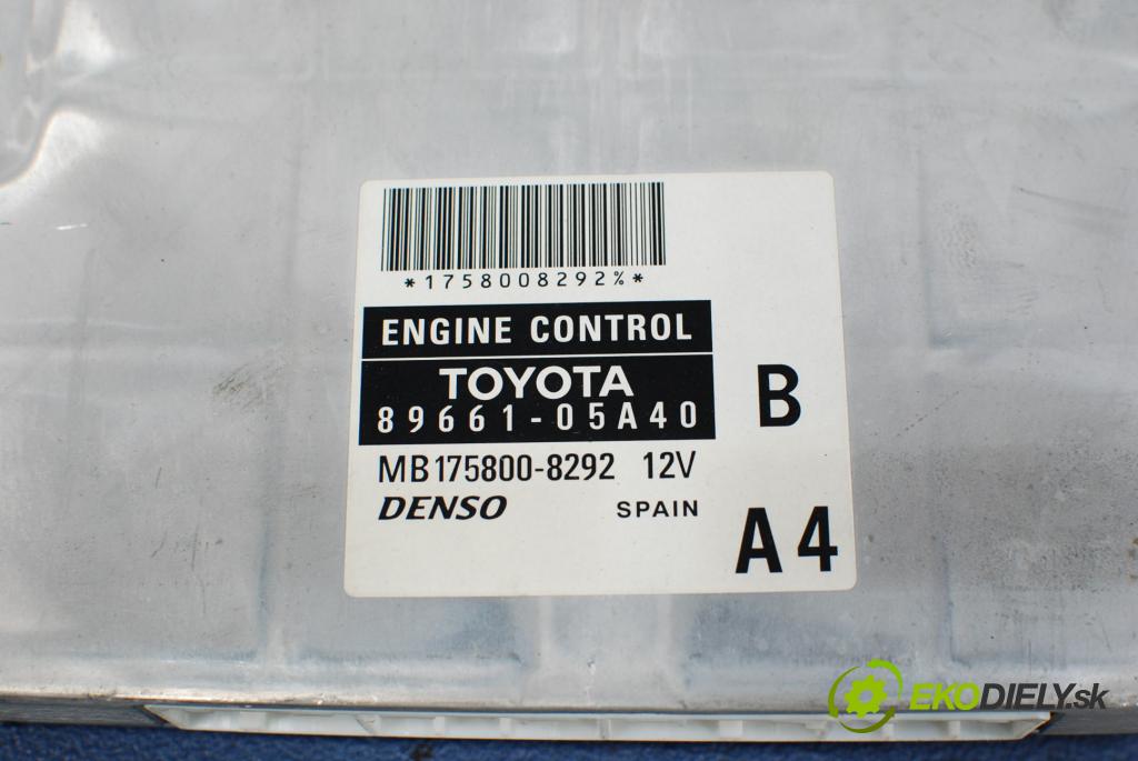 Toyota Avensis 2006 řídící jednotka Motor: 8966105A40