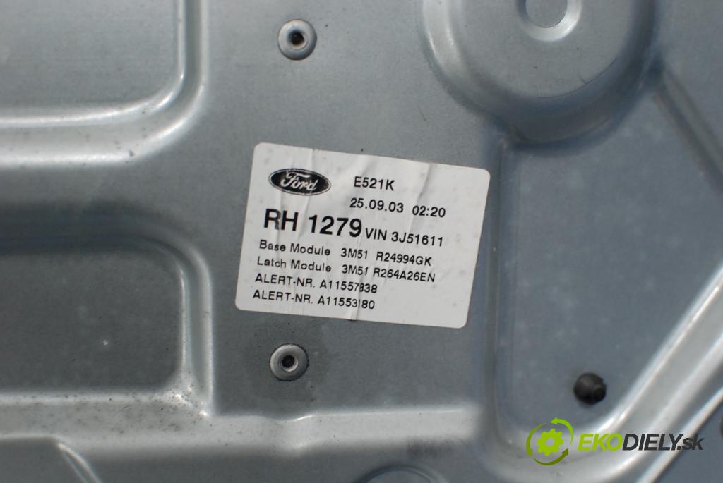 Ford C-max 2003 mechanismus stahování Sklenka: Zad: v pravo: 3M51R24994GK