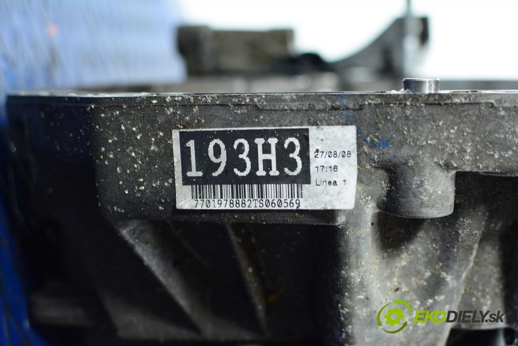 Renault Thalia 2008 prevodovka Výbava: Manualna JH3 193