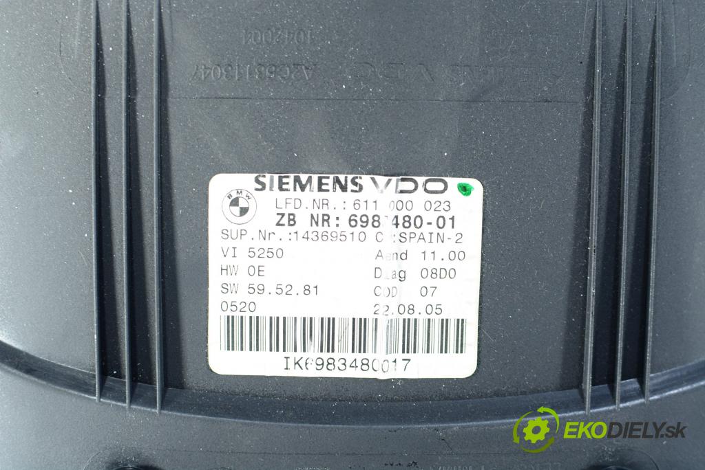 Bmw Seria 3 2005 prístrojovka/ budíky 6983480