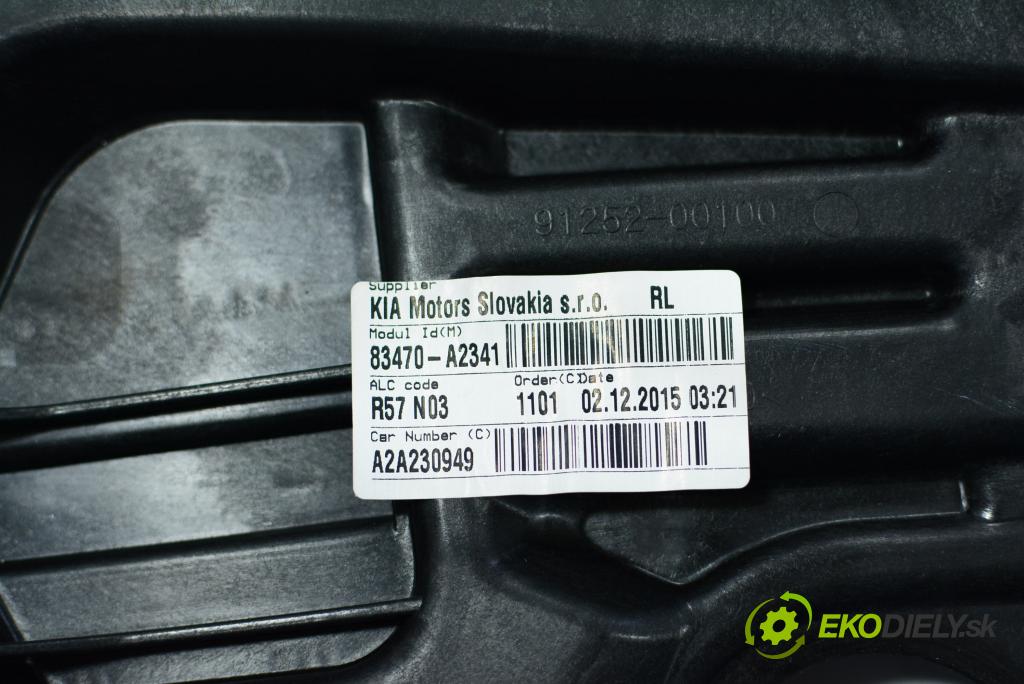 Kia Ceed 2015 mechanismus stahování Sklenka: Zad: Levý: 83470-A2341