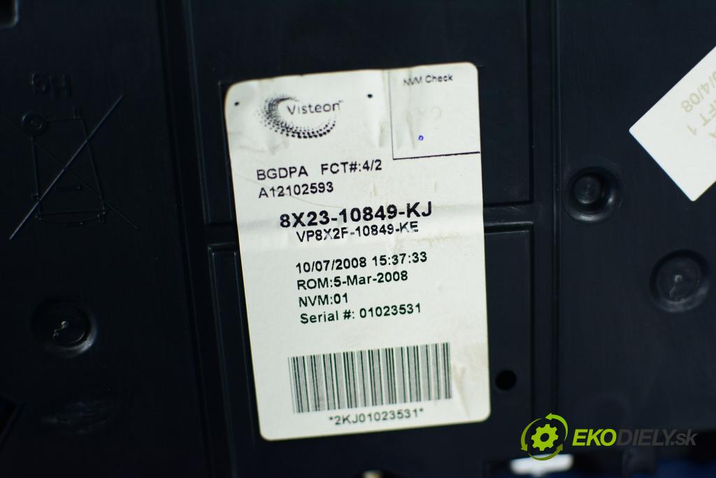 Jaguar Xf 2008 prístrojovka/ budíky 8X23-10849-KJ