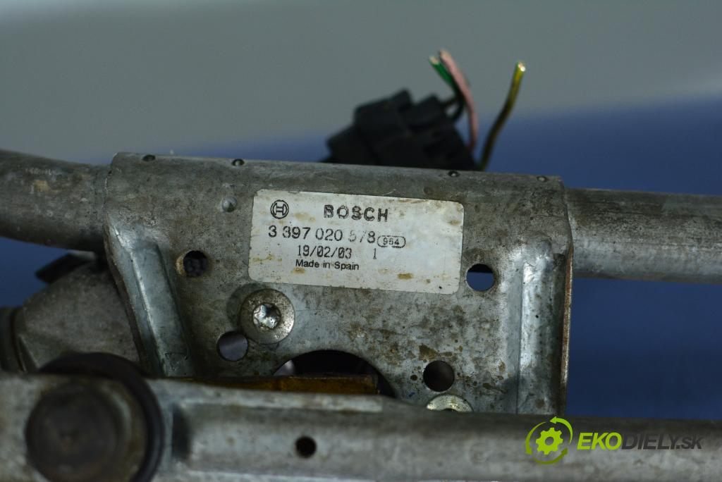 Peugeot 206 2003 mechanismus motorek Stěrače: před 3397020578