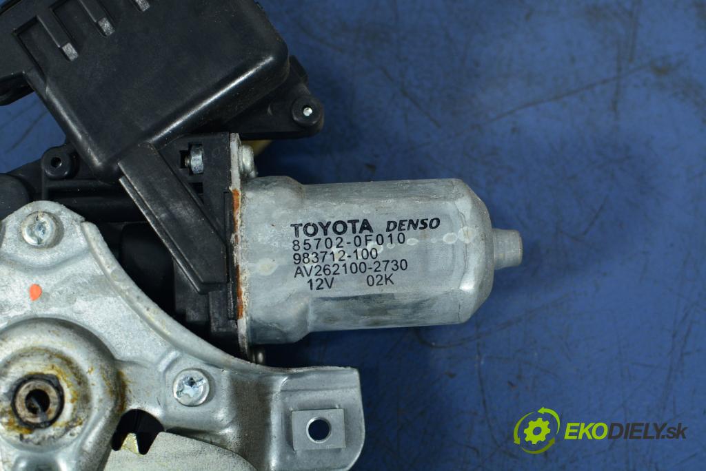 Toyota Yaris 2008 mechanismus stahování Sklenka: před Levý: 85702-0F010