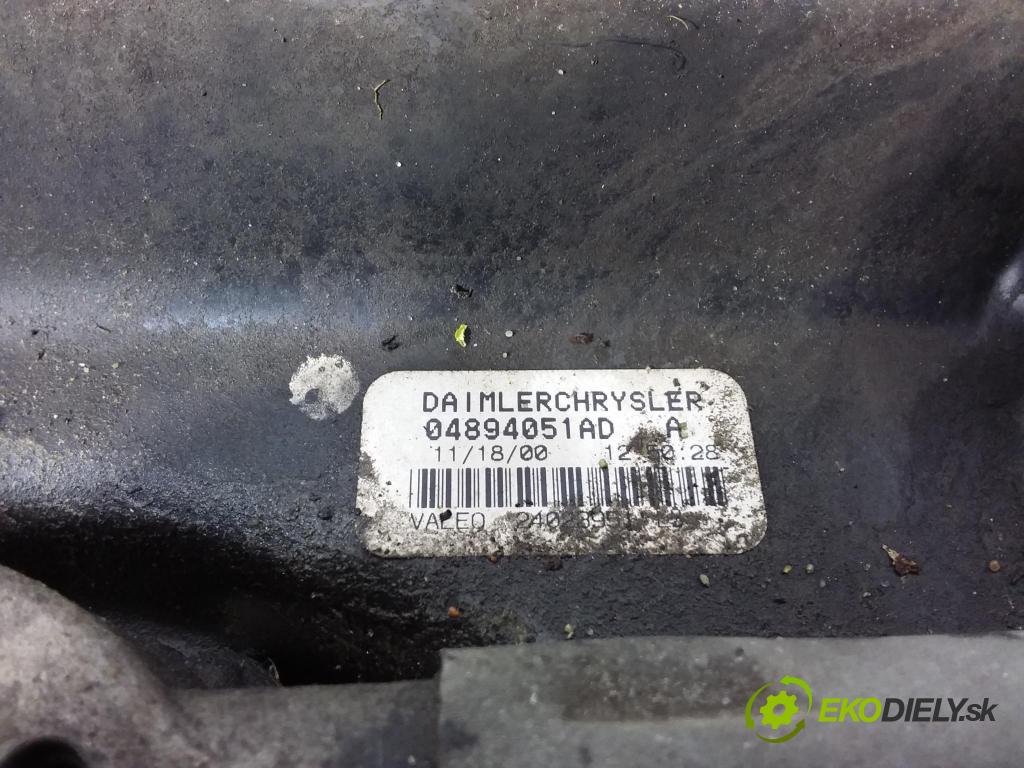 Dodge Grand caravan 2001 mechanismus motorek Stěrače: před