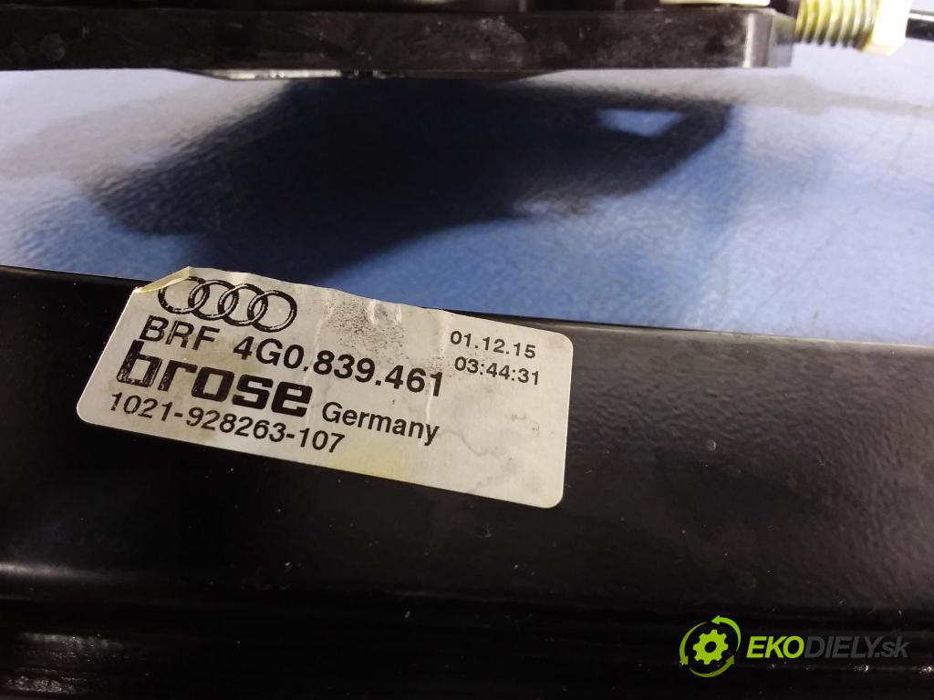 Audi A6 2015 mechanismus stahování Sklenka: Zad: Levý: 4G0839461