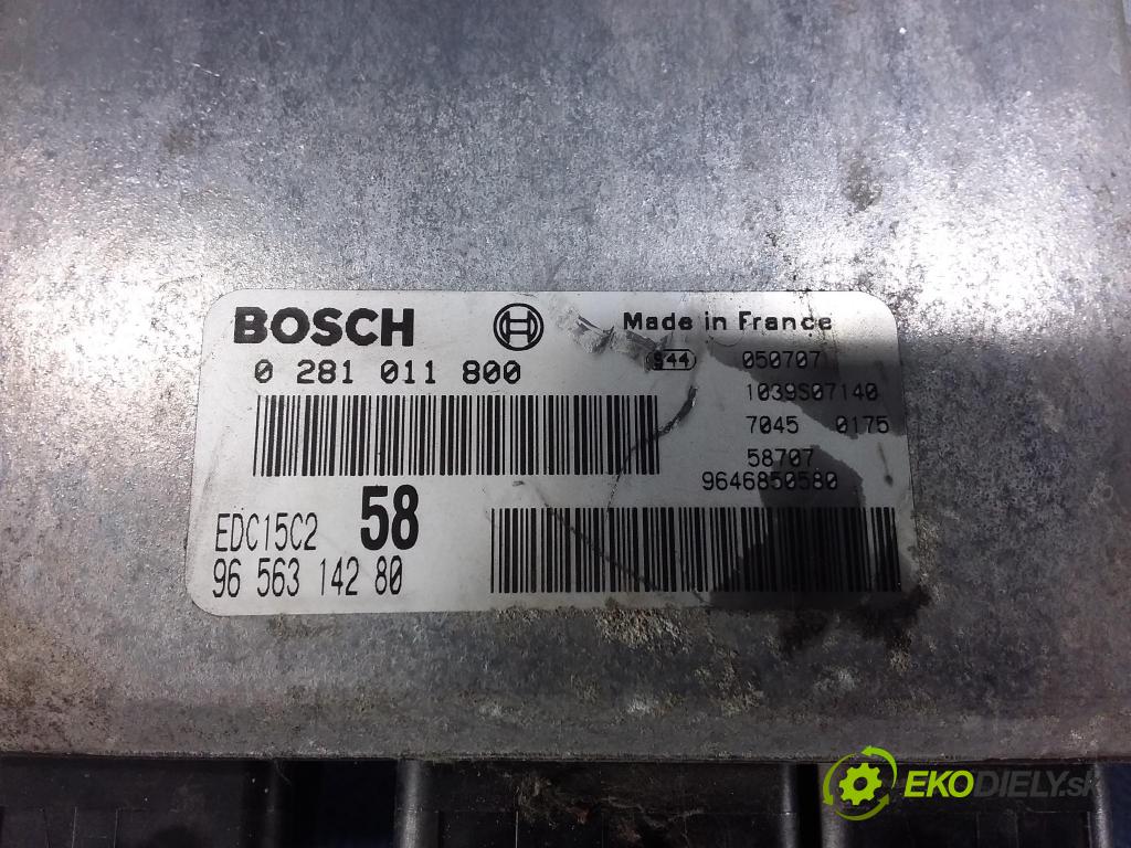 Citroen C8 2005 řídící jednotka Motor: 9656314280