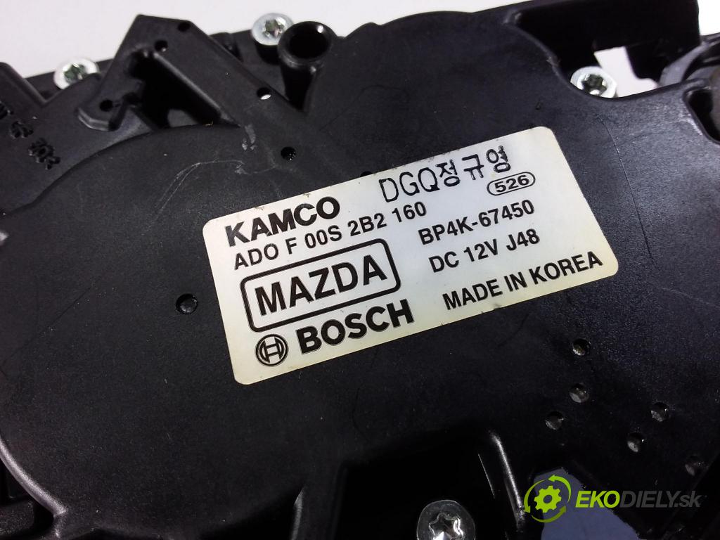 Mazda 3 2008 motorek Stěrače: Zad: BP4K67450