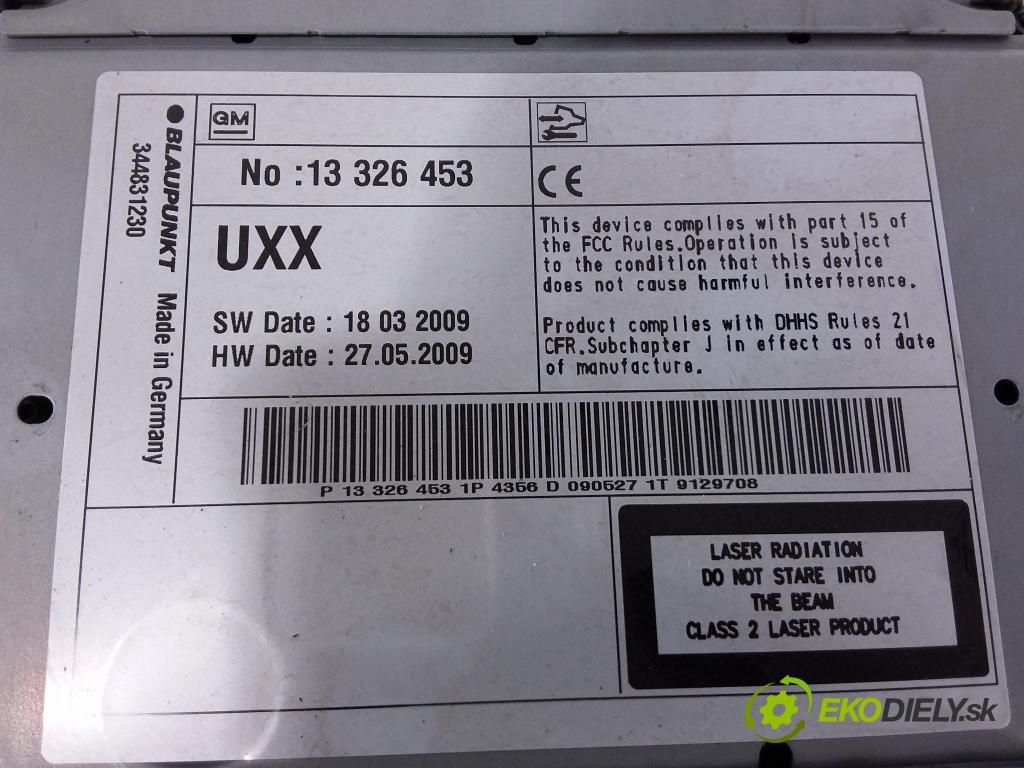 Opel Insignia 2009 Radio I Navigácia: 13326453