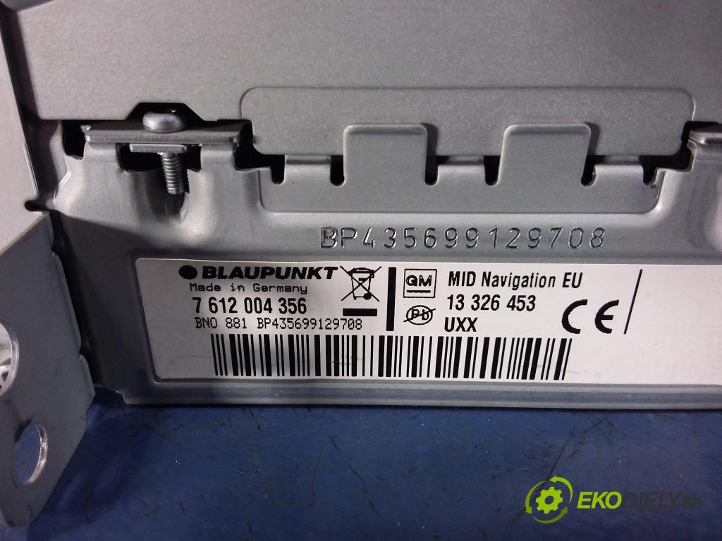 Opel Insignia 2009 Radio I Navigácia: 13326453