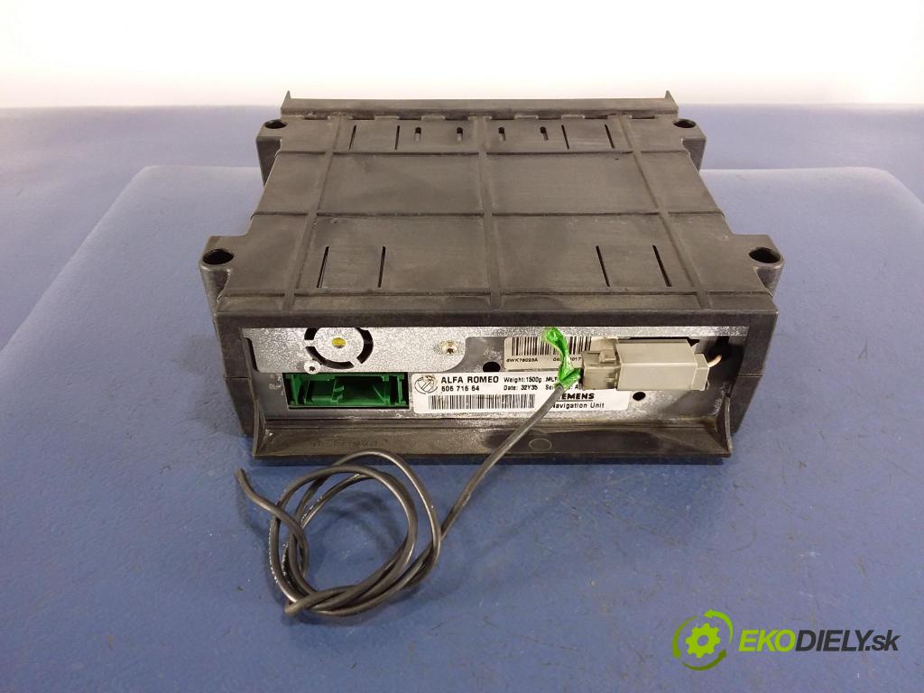 Alfa romeo 166 2000 Radio I Navigácia: 60671664