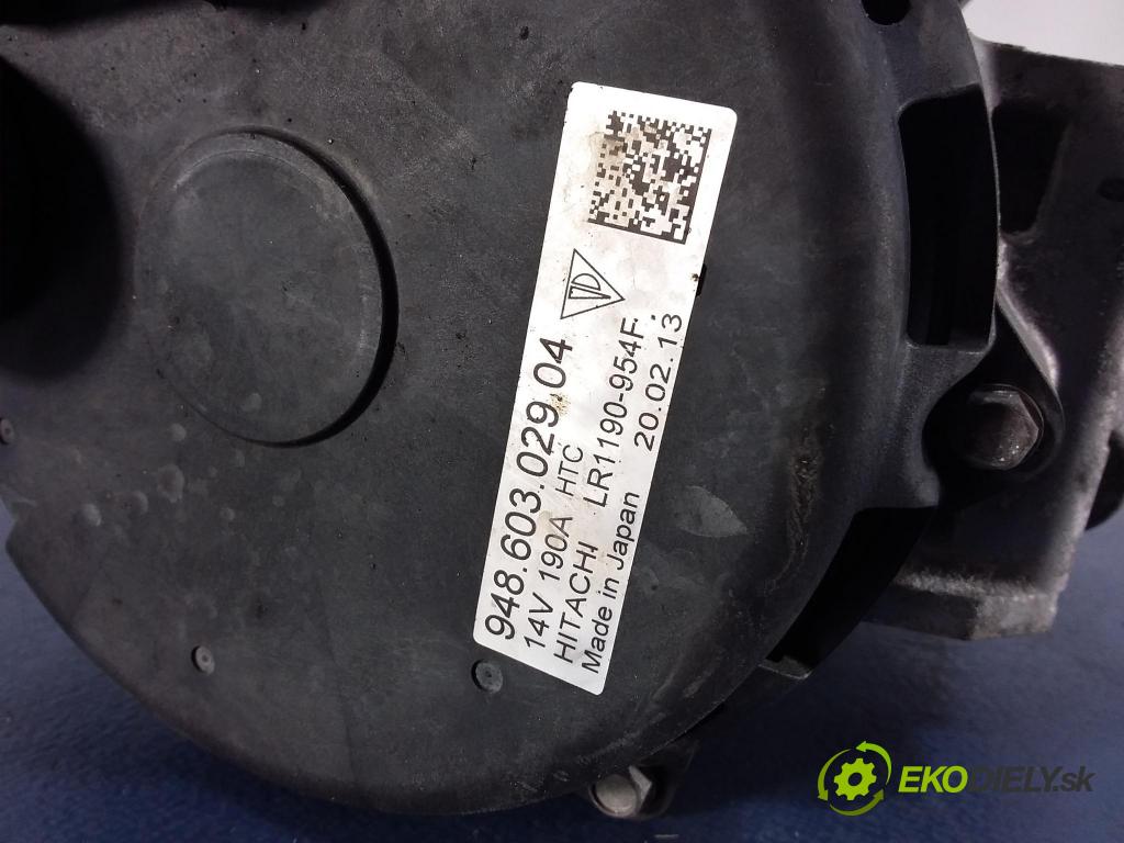 Porsche Panamera 2013 Alternator 94860302904