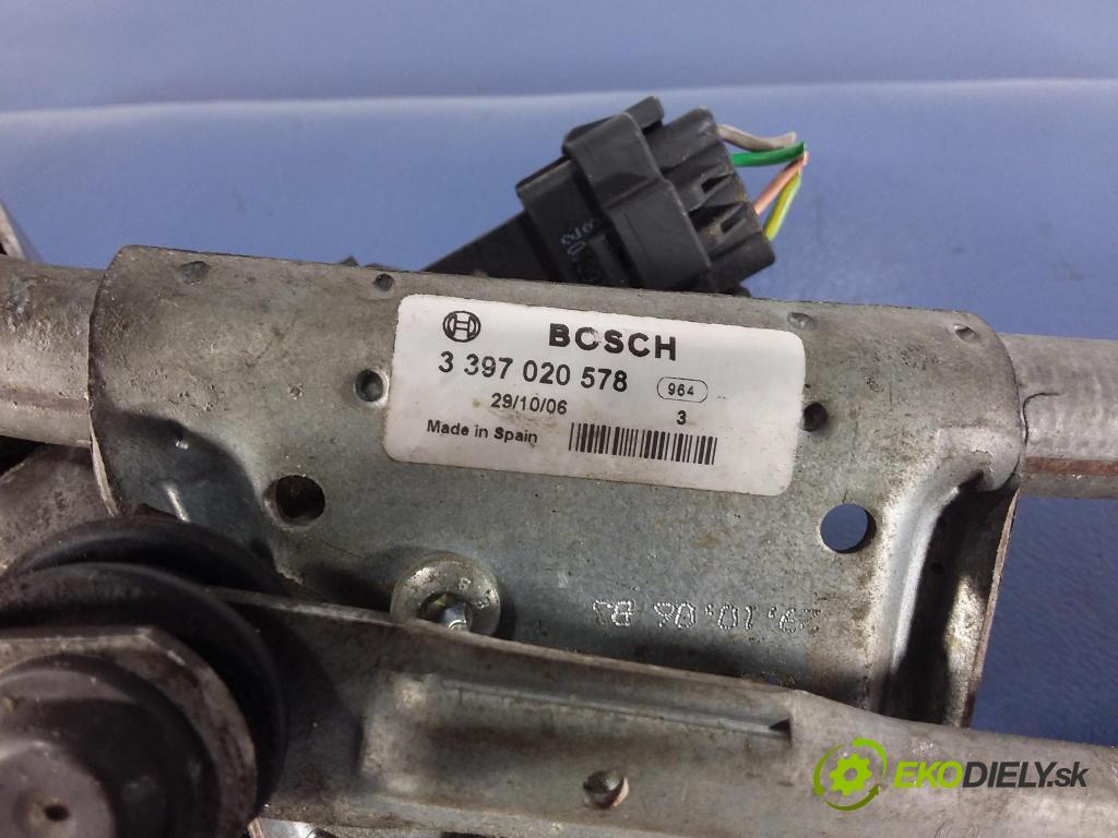 Peugeot 206 2006 mechanismus motorek Stěrače: před 3397020578