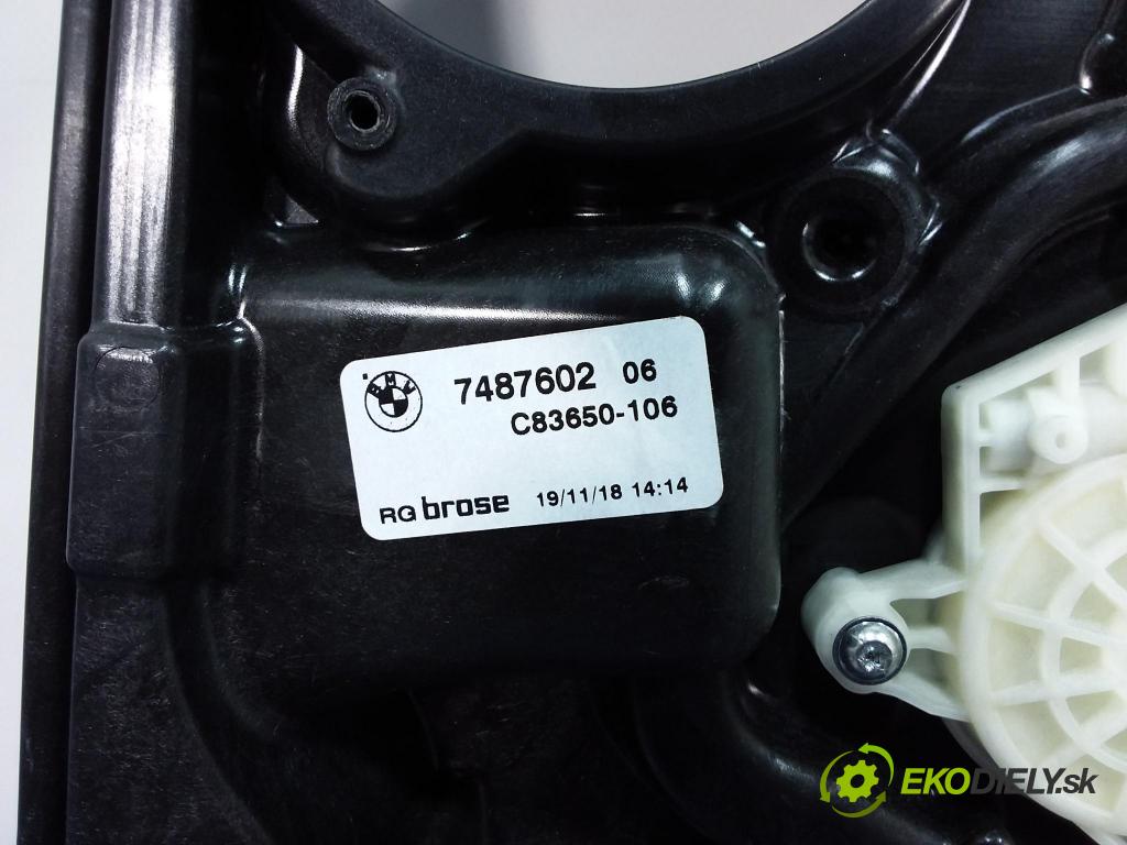 Bmw X3 2018 mechanismus stahování Sklenka: Zad: v pravo: 7487602