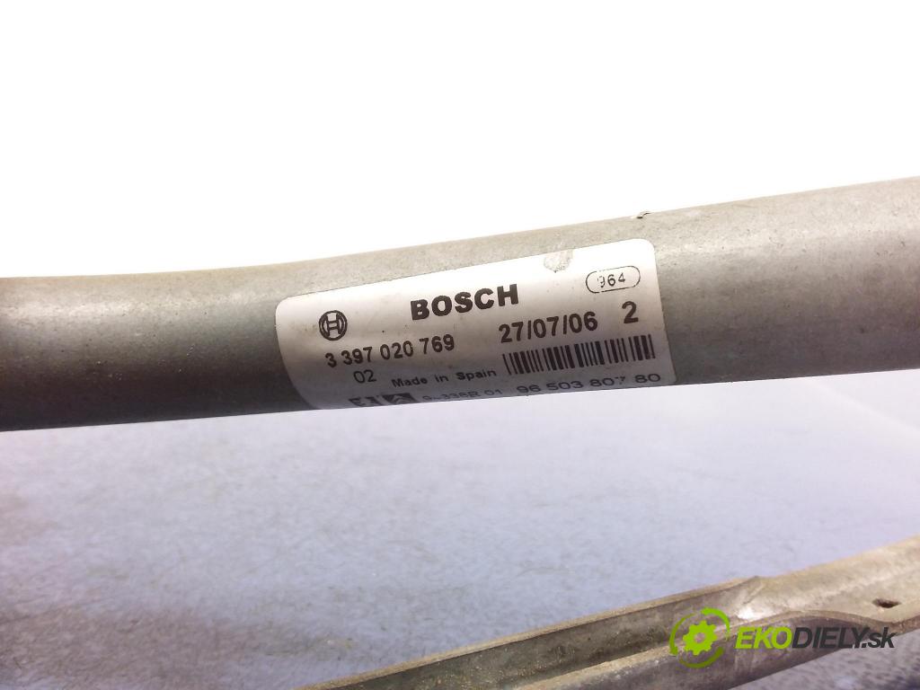Peugeot 207 2006 mechanismus motorek Stěrače: před 9650380780