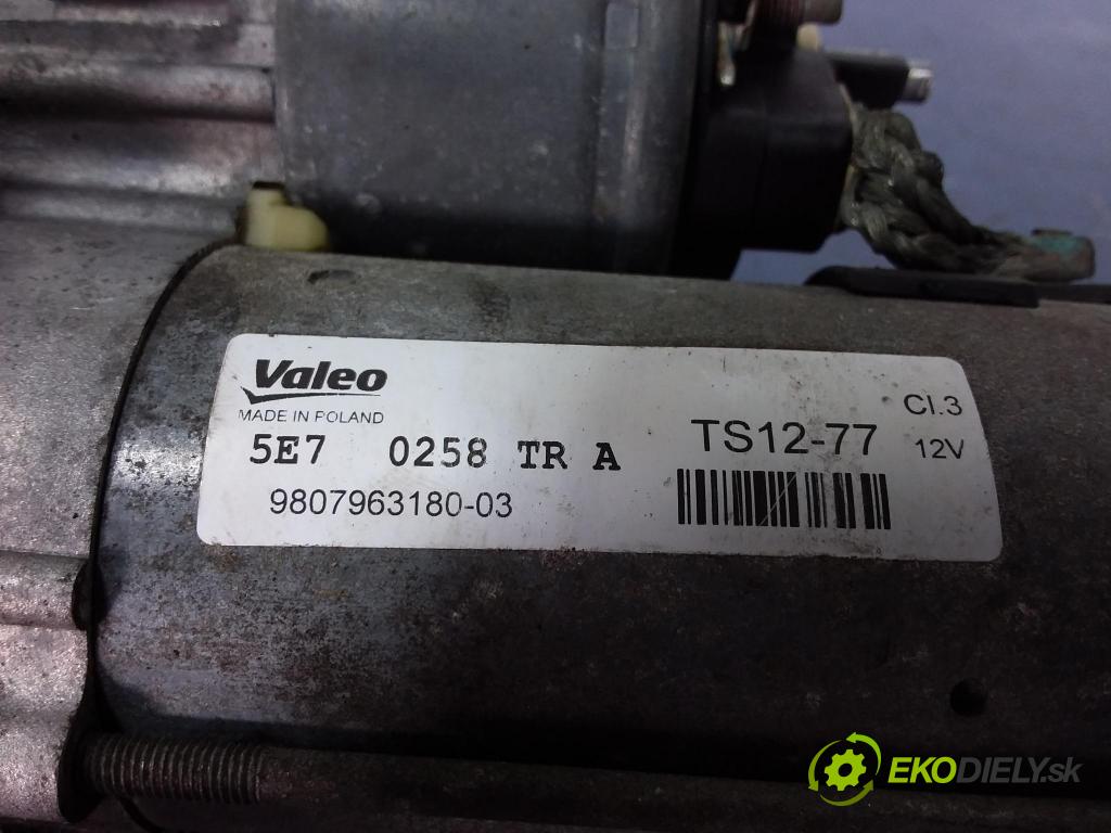 Citroen C-elysee 2017 štartér 9807963180