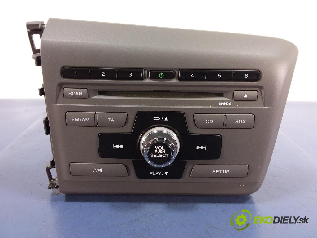 Honda Civic 2012 Radio I Navigácia: 39100-TR0-G016