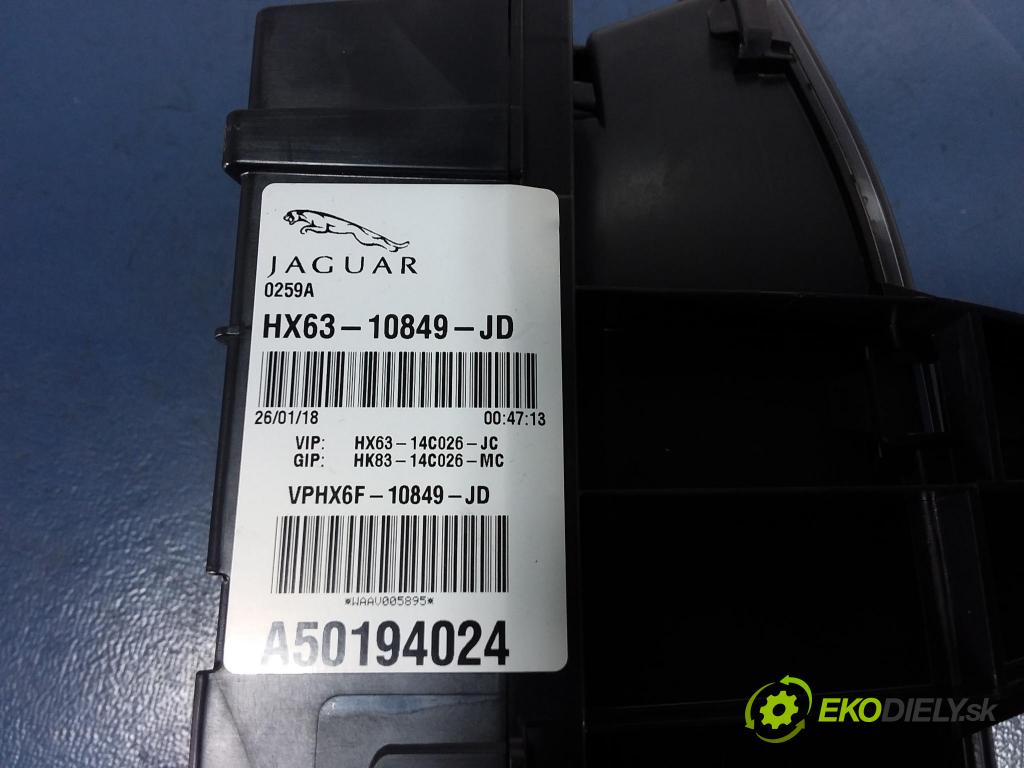 Jaguar Xf 2018 prístrojovka/ budíky HX63-10849-JD