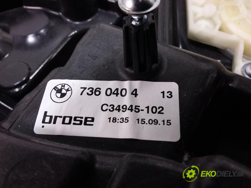 Bmw Seria 7 2015 mechanismus stahování Sklenka: Zad: v pravo: 7360404